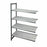 Camshelving Elements Stationary Add-on Unit 24''W X 36''L X 84''H