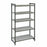 Camshelving Elements Stationary Starter Unit, 21''W x 54''L x 84''H, 5-tier,  800 lbs. capacity per shelf /2,000 lbs. max capacity, brushed graphite, NSF